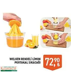WELKEN RENDELİ LİMON PORTAKAL SIKACAĞI WELKEN RENDELİ LİMON PORTAKAL SIKACAĞI